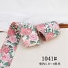 Fita de tecido estampado estilo pastoral com rosas, acessórios para cabelo feitos à mão, material faça você mesmo, laço caseiro, acessórios para grampos de cabelo