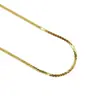 Cadena con Forma de S Chapada en Oro Plata S925 Collar de Plata Brillante Cadena de Plata Chapada en Oro de 18 Quilates Cadena Creativa para Clavícula Japonesa y Coreana para Mujer