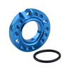 Junta do Carburador 28mm Adaptador Azul Coletor de Admissão Placa Rotativa Acessórios para Motocicleta