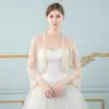 Chal de Boda para Primavera, Verano y Otoño, Velillo de Encaje Delgado para Hombros con Mangas, Multicolor, Versátil con Vestidos