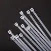 Bridas de plástico negras y blancas venta directa de fábrica bridas de nylon empaque neutro transfronterizo bridas de nylon autoblocantes