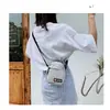 Bolsa para teléfono móvil bolsa pequeña para hombre nueva moda bandolera para mujer estudiante celebridad de internet versátil bolsa bandolera pequeña mini bolsa de lona