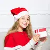 Chapéu de Natal Chapéu de Natal Para Pelúcia Espessa Decoração de Natal Fábrica de Chapéus Fornece Adultos Crianças