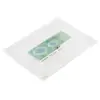 Bolsa con cierre Deli 5588 Transparente Mate Bolsa para Archivos de PP Bolsa para Archivos A4 Bolsa con Cierre Bolsa de Almacenamiento Bolsa para Información