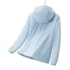 Ropa de protección solar termosellada sin costuras, versión hecha a medida, nailon 66, ultrafina, transpirable, impermeable, protección UV, para hombres y mujeres