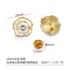 Prontos para envio, broches requintados e únicos cravejados de diamantes, acessórios DIY estilo doce para roupas, bolsas e sapatos, feitos de liga de zinco