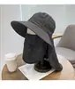 Sombrero de Sol de Verano, Sombrero para Pesca al Aire Libre y Senderismo, Sombrero de ala ancha para Hombre con Cobertura Facial y Protección para el Cuello, Nuevo Sombrero de Sol con Protección Solar