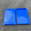 Prato Quadrado de Plástico Espesso para Entrega de Comida 615*415*68mm Bandeja Rasa de Plástico de Grau Alimentício Prato Quadrado de Plástico para Armazenamento a Frio