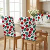 Nueva Funda de Silla Estilo Ins Floral Primavera y Verano Funda de Silla de Algodón Lino Media Cubierta Funda de Silla para el Hogar