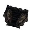 Ropa Interior de Encaje Hueco Sexy Fina de Cintura Media Sin Costuras con Ribete de Encaje y Abertura Alta - Venta Caliente de Comercio Transfronterizo