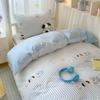 Conjunto de Três Peças para Cama de Dormitório Estudantil Conjunto de Cama de Quatro Peças 100% Algodão Novo 2025 Capa de Edredom Individual Lençol de Cama Roupa de Cama