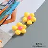 Accesorios de Resina de Flor Grande de Cinco Pétalos de Colores Brillantes Adornos para Pasadores de Pelo DIY Imanes para Nevera Decoraciones para Fundas de Teléfono