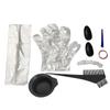 Salão de beleza Barbearia doméstico conjunto de oito peças ferramentas para colorir cabelo terno combinado para colorir cabelo ferramentas descartáveis para colorir cabelo