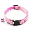 Collar de perro con estampado collar de gato con cascabel collar joyería para gatos collar de gato lindo Suministros para animales