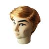 Fornecimento perucas masculinas europeias e americanas cabelo curto masculino loiro cabelo liso curto masculino figura perucas loiras atacado