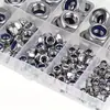 Comércio Exterior Especializa-se em 150 Peças/Caixa Aço Inoxidável Nylon Porcas Hexagonais Antifolga Autotravantes Tampas de Parafuso Hexagonal Antifolga