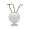 Porta Bolígrafos de Bola de Golf Mini Adornos de Golf Decoración Creativa de Oficina Regalos para Eventos de Negocios Venta Caliente Transfronteriza