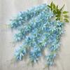 5 garfo pequeno lilás parede pendurada simulação lilás parede pendurada teto flor glicínia parede flor pendurada cenário de casamento decoração falsa flor