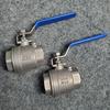 Válvula de bola de acero inoxidable 304 interruptor/vapor válvula de bola de alta temperatura/tubería de agua válvula de bola 6 minutos 4 minutos 1 pulgada 20