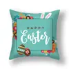 Cojín Decorativo Suave para el Hogar Color Profundo Cojín de Almohada Sofá Mesita de Noche Conejo Estampado Doble Cara Cintura