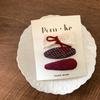 Nuevo tejido Cuadros gota de agua conjunto de tres piezas dulce lazo pasador para el pelo de niños accesorios para el cabello pinza para flequillo rota pinza para el pelo