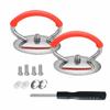 Mango universal para tapa de olla de cocina, mango de silicona, antiescaldamiento, resistente a altas temperaturas, cabezal de tapa de olla, tapa superior, accesorios para olla