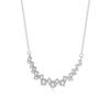 Collar de Plata de Ley S925 con Sonrisa para Mujer, Diseño de Nicho, Estilo Simple, Sensación de Alta Gama, Colgante Incrustado con Diamantes, Cadena para Clavícula Moderna y Versátil