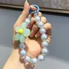 Cordón de Petalos de Color Dopamina Personalizado para Teléfono Corto Colgante Encanto de Teléfono Ins Coreano Japonés Venta al por Mayor