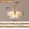 Luminária de teto criativa francesa para quarto principal, lustre de cristal de celebridades da internet, moderno, simples, perolado, aconchegante, romântico, sala de estar