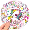 50 Adesivos de Unicórnio para Todas as Idades, Cavalo Arco-Íris Fofo, Combine e Combine, Adesivos para Mala Graffiti, Caderno
