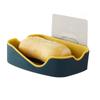Estante para Jabonera Baño Sin Taladro Montado en Pared Soporte para Jabón del Hogar Estante de Almacenamiento en Pared Ventosa