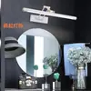 Luz para tocador simple sin perforaciones impermeable y antivaho estilo chino nuevo gabinete con espejo luz de pared baño led luz plegable para tocador