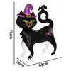 Novos brinquedos infláveis de balão com cordão para crianças com rodas, animais de desenho animado infláveis que andam, carro, balão de filme de alumínio, barraca de balões, transfronteiriço