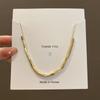 Europeu e Americano Estilo Frio Nicho Colar Quadrado Mulheres Luz Luxo Personalizado Novo Cyber Celebrity Clavicle Chain All-match Acessórios da moda