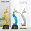 Trofeo de Danza Metálico para Niños Hecho a Medida para Danza Latina, Street Dance, Ballet y Campeón de Concurso de Danza Infantil Medalla de Cristal