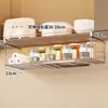 Estante de almacenamiento para cocina, una herramienta mágica de almacenamiento, cesta colgante multifuncional para el interior del gabinete, estante colgante extensible debajo del gabinete de pared