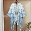 Vestido con Tirantes Tie-Dye Modelo Nuevo 2026 Hecho a Mano Teñido con Plantas Yunnan Guizhou Sanya Xinjiang Estilo Étnico Vestido de Playa