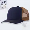 Gorra de malla microplegada Richardson 112 gorra de conductor de camión personalizada protección solar exterior visera sombrero de béisbol de bloque de color transfronterizo