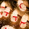 Luzes de Natal LED Cordão de Luzes Luzes Piscantes Boneco de Neve Árvore de Natal Luzes Pendentes Luzes de Atmosfera Decorativas Cordão de Luz para Decoração de Quarto
