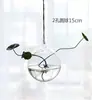Florero de Vidrio Transparente Colgante Creativo Botella Colgante Pequeña Hidropónica Simple Jardinería Interior Decoración del Hogar Set de Plantas en Botella