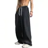 Calça Casual Estilo Americano para Homens, Corte Solto, Design Único, Calça Longa, Em Estoque, Atacado, Comércio Exterior Transfronteiriço Amazon Aliexpress