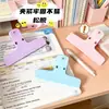 Clips de colores con cola larga para organizar exámenes, organizadores de documentos para estudiantes, papelería multifuncional para uso en oficina y hogar