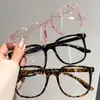 Ultraligero, Moderno, Retro, Alta Calidad, Gafas Protectoras Negras, Estilo Coreano, Tendencia, Antifatiga, Material 2319, Versátil, Montura de Gafas Lisa
