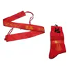 Par de Bodas con Cinturón Rojo, Estilo Nuevo con Cremallera, Envoltura de Cintura para Novio y Novia, Puede Sostener el Par de Bodas, Festivo