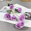 Nova Flor 6 Linglong Rose Casamento Cerimonial Fundo Decorativo Flor Linha Estrada Chumbo Flor Inserir Flor Exportação Flor