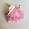Cabeça de Flor de Rosa Artificial Acessório de Cabelo Hanfu Flor Artificial Rosa Flor de Seda Presilha de Cabelo Pequeno Botão de Flor Decoração de Caixa Flor