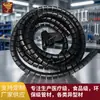 Funda protectora en espiral negra, funda aislante, tubo de bobinado de plástico, resistente a la temperatura y retardante de llama, fabricante de Dongguan