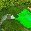 Regadera de Jardín 4 7 Litros Regadera de Gran Capacidad Riego de Tierras de Cultivo Riego de Verduras Regadera de Boca Larga Verde