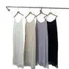 ¡Outfits Estilo Vacaciones de Verano de Guangzhou Ruiyi! 2026 Nuevo Vestido Casual de Tirantes con Diseño de Borlas de Algodón y Lino Estilo Coreano para Mujer