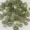 Fornecimento de transmissão ao vivo Qinghai material Jade Hetian torção torção fivela de anel DIY feito à mão Jade Hetian produto padrão anel de corrida rosquinha